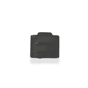 Standalone view of Yealink handset cradle clip HC-T58 replacement part