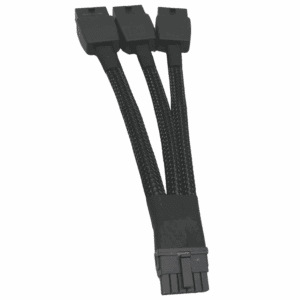 NVIDIA 3x8-pin to 12VHPWR GPU power cable adapter for RTX 4090, 4080, and 3090 Ti